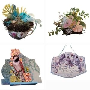 Spring Decor Bundle Bird And Nest Items Foe Your Home